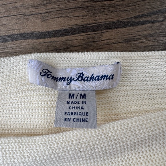 Tommy Bahama Women's Bonita Boat Neck Cream Sweater NWOT Size Medium - Picture 5 of 9